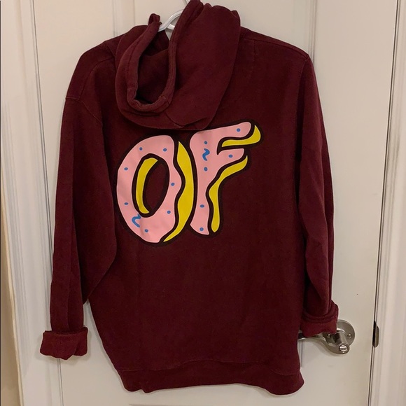 Maroon Odd future hoodie - Picture 2 of 3